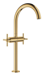 Grohe Atrio Tezgah Üstü Lavabo Bataryası, Sifon Kumandalı, Altın - GROHE 21149GL0
