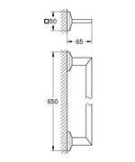 Grohe Allure Brilliant Uzun Havluluk 600 mm, Krom