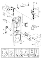 Grohe Rapid SL Gömme Rezervuar Pnömatik GD 2