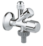 Grohe Bulaşık Makinaları ve Eviye Bataryaları İçin Çift Çıkışlı Ara Musluk (1/2 Giriş, 3/8 Çıkışlı)