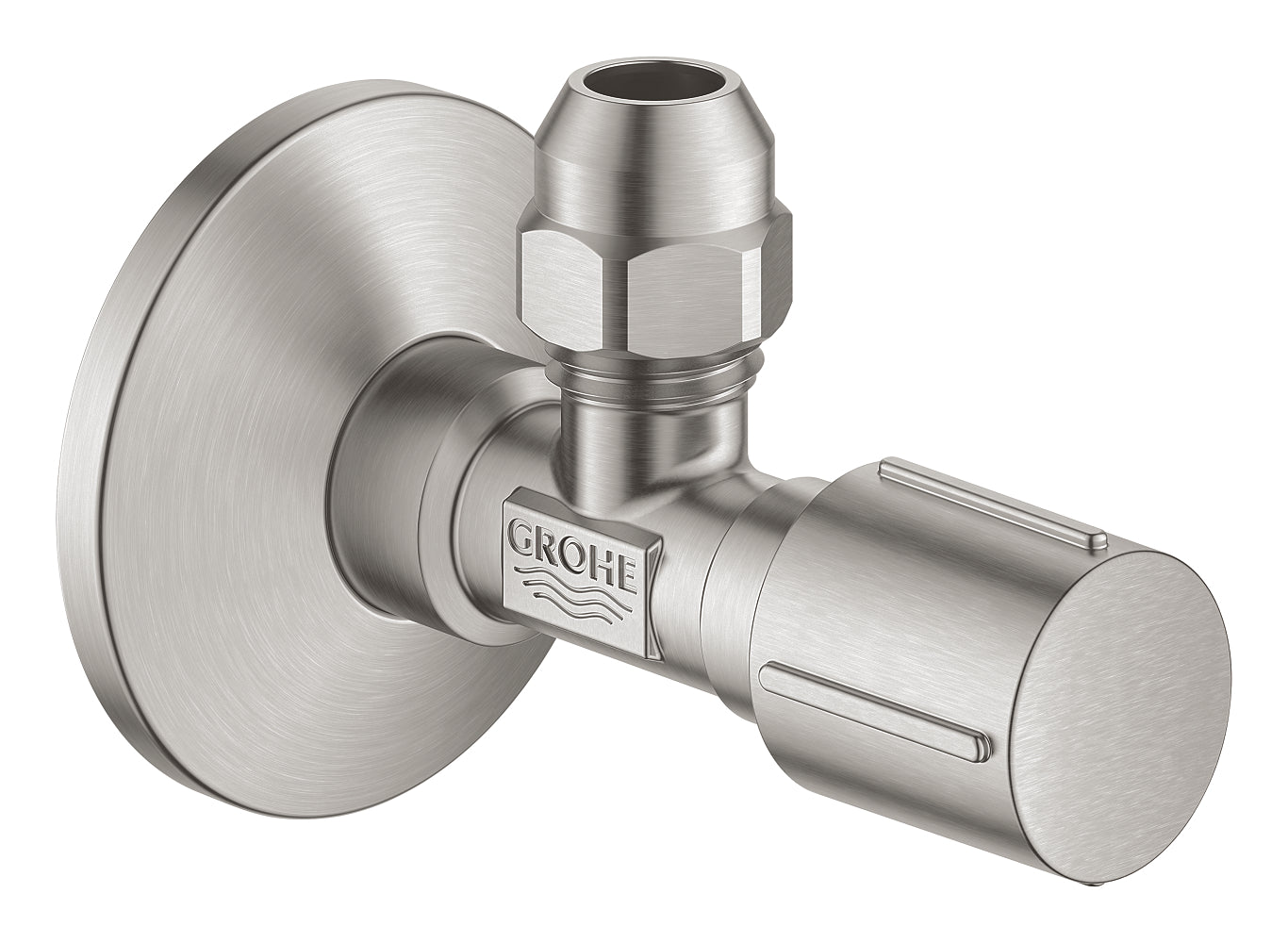 Grohe Ara Musluk (1/2 giriş, 3/8 çıkışlı), Paslanmaz Çelik - GROHE 22037DC0