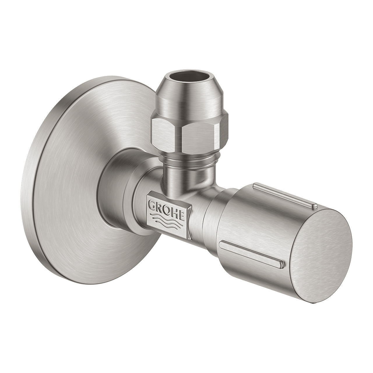 Grohe Ara Musluk (1/2 giriş, 3/8 çıkışlı), Paslanmaz Çelik
