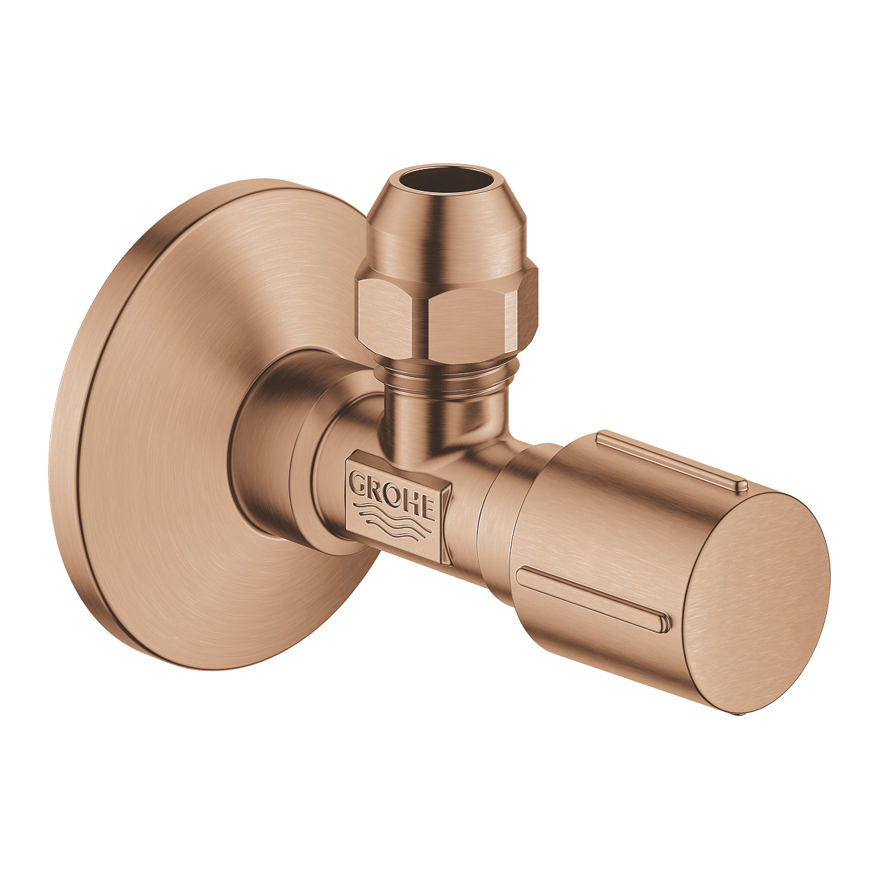 Grohe Ara Musluk (1/2 giriş, 3/8 çıkışlı), Fırçalı Bakır