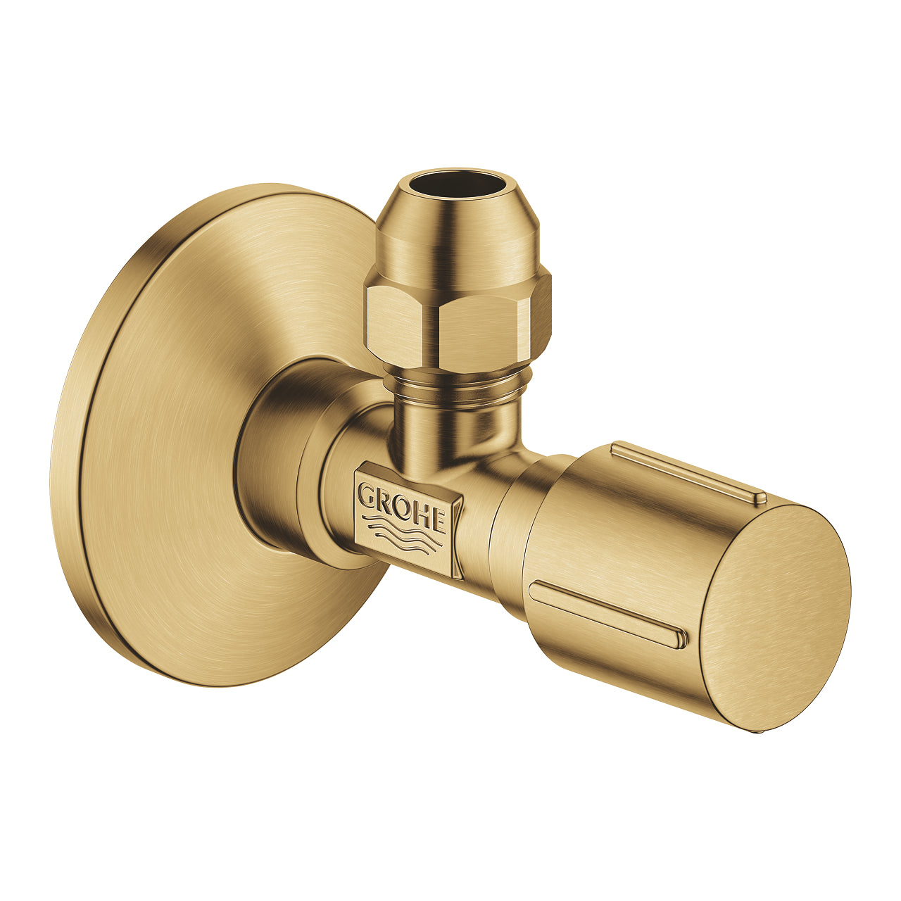 Grohe Ara Musluk (1/2 giriş, 3/8 çıkışlı), Fırçalı Altın