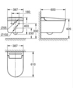 Grohe Sensia Pro Akıllı Klozet Sistemi, Alp Beyazı