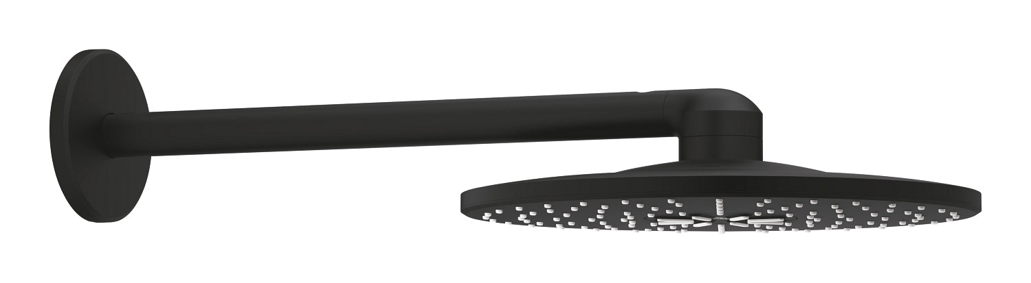 Grohe Rainshower SmartActive 310 Tepe Duşu Seti, 31 cm, 2 Akışlı, Hayalet Siyah - GROHE 22123KF0