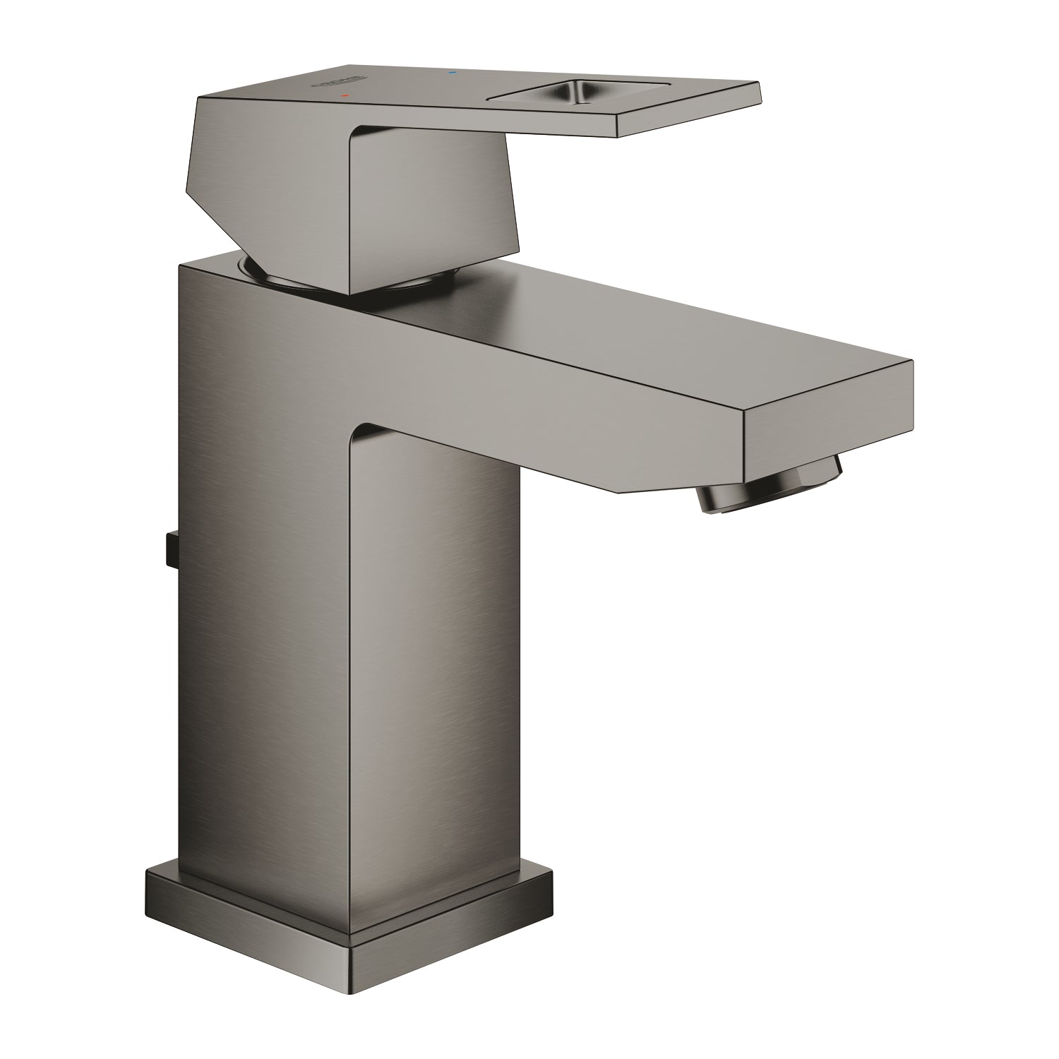 Grohe Eurocube Lavabo Bataryası, Sifon Kumandalı, Fırçalı Sert Grafit - alternatif görünüm - GROHE 23127AL0