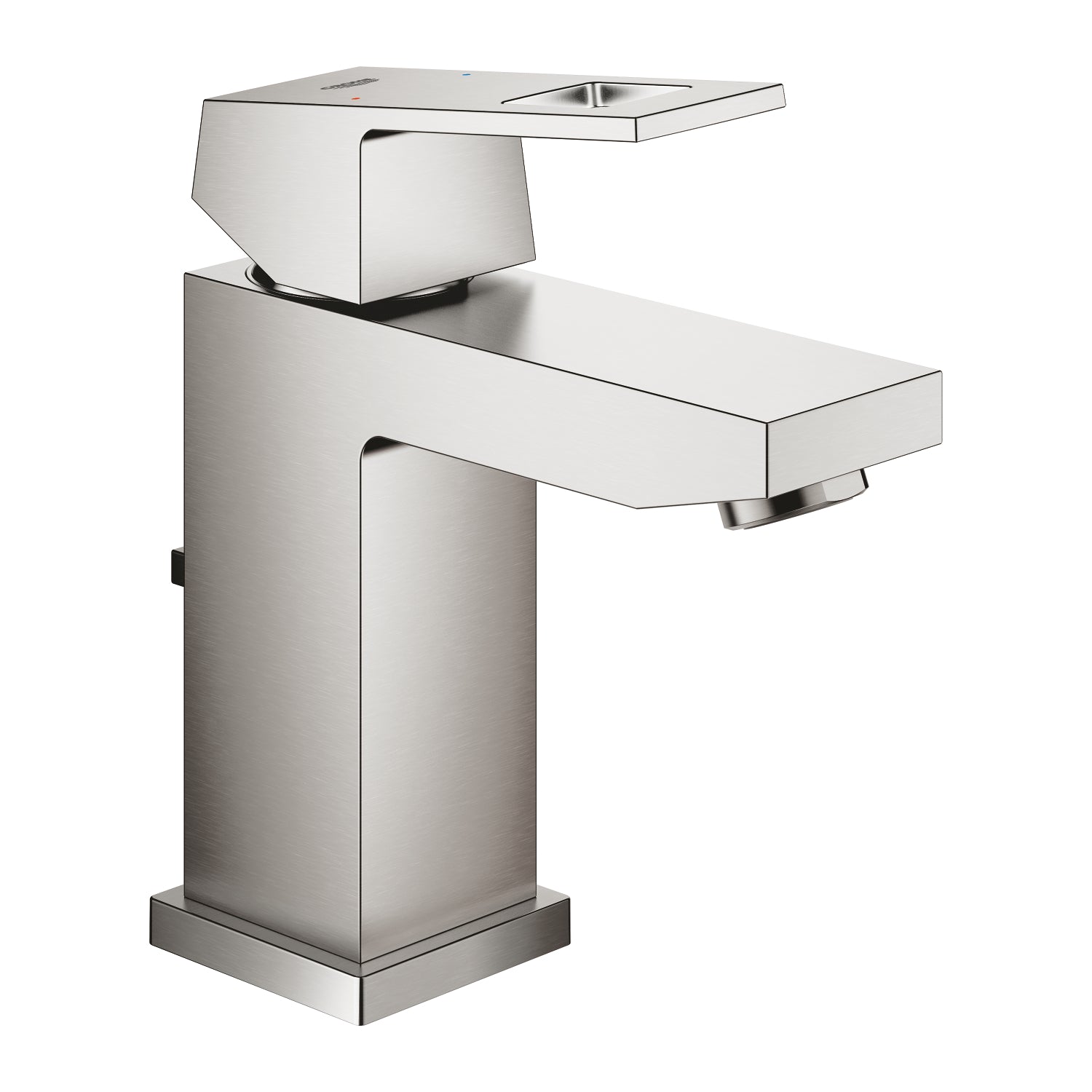 Grohe Eurocube Lavabo Bataryası, Sifon Kumandalı, Paslanmaz Çelik - alternatif görünüm - GROHE 23127DC0