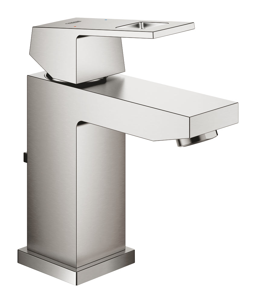 Grohe Eurocube Lavabo Bataryası, Sifon Kumandalı, Paslanmaz Çelik - GROHE 23127DC0