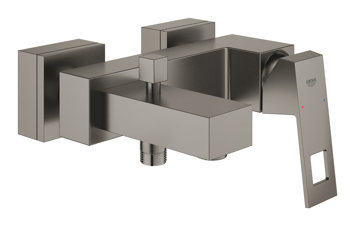 Grohe Eurocube Banyo Bataryası, Fırçalı Sert Grafit - GROHE 23140AL0