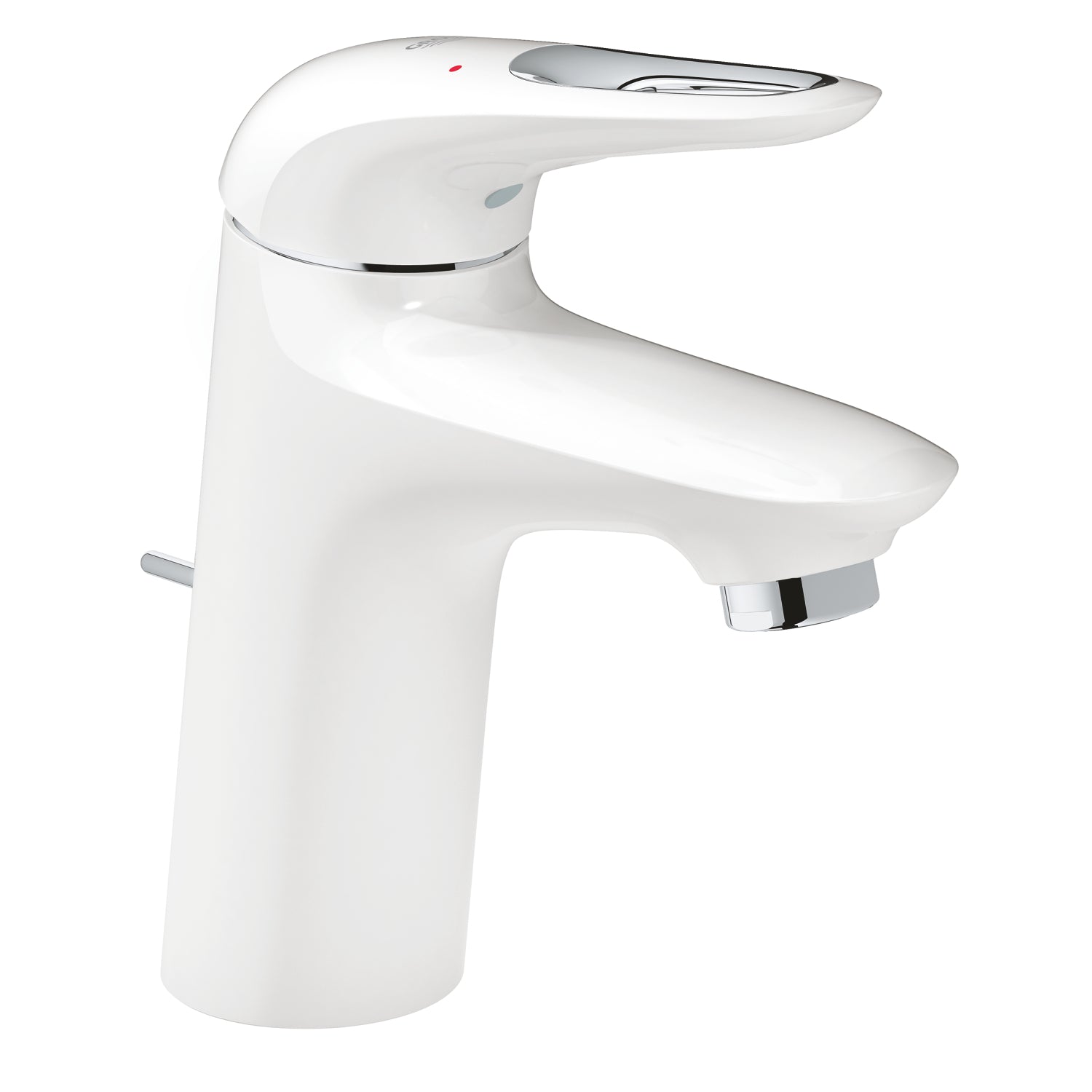 Grohe Eurostyle Lavabo Bataryası, Sifon Kumandalı, Ay Beyazı-Krom - alternatif görünüm - GROHE 23374LS3