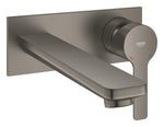 Grohe Lineare Ankastre 2 Delikli Lavabo Bataryası (Sıva Üstü Grubu), Fırçalı Sert Grafit - GROHE 23444AL1