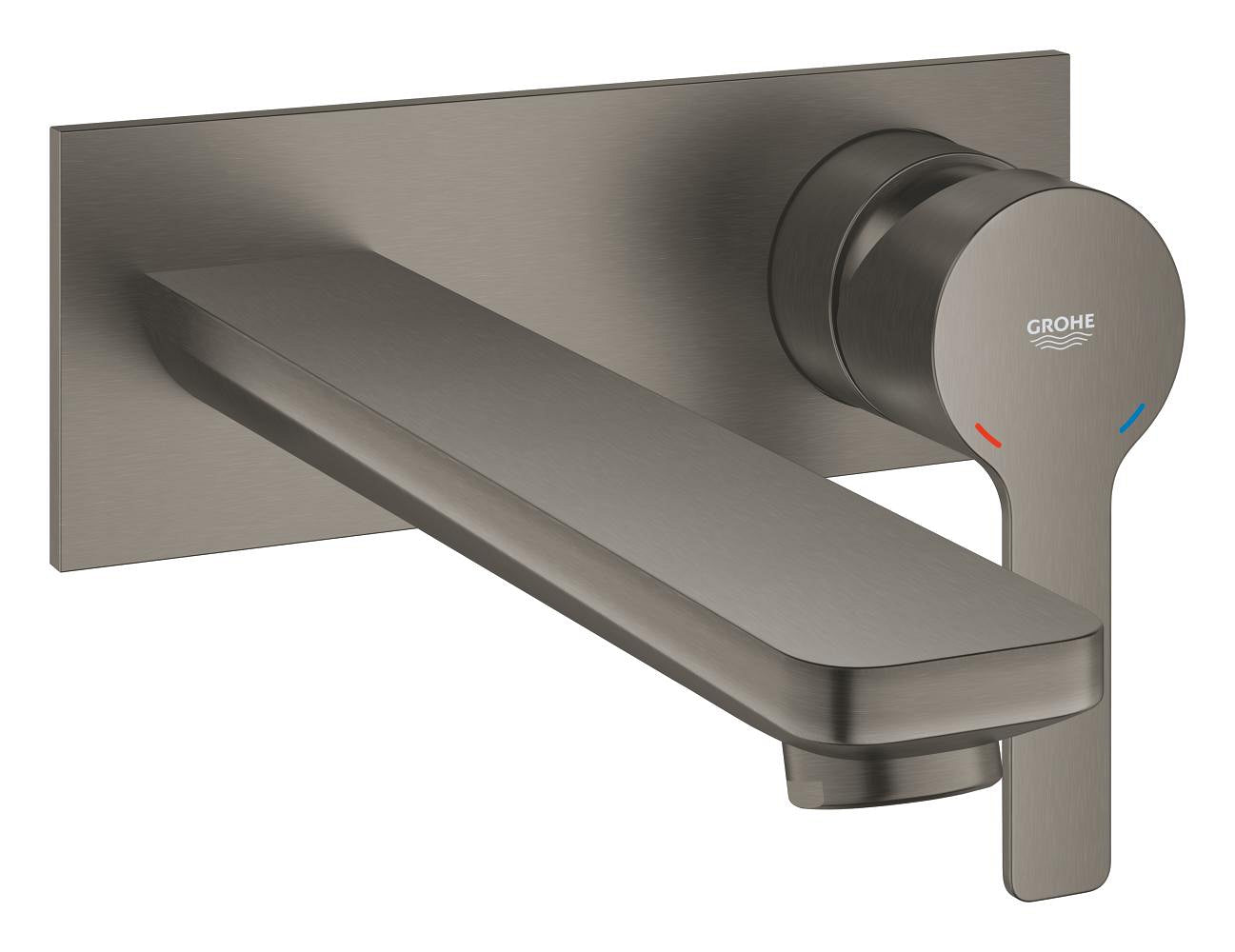 Grohe Lineare Ankastre 2 Delikli Lavabo Bataryası (Sıva Üstü Grubu), Fırçalı Sert Grafit - GROHE 23444AL1
