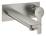 Grohe Lineare İki Delikli Ankastre Lavabo Bataryası (Sıva Üstü Grubu), Paslanmaz Çelik - GROHE 23444DC1