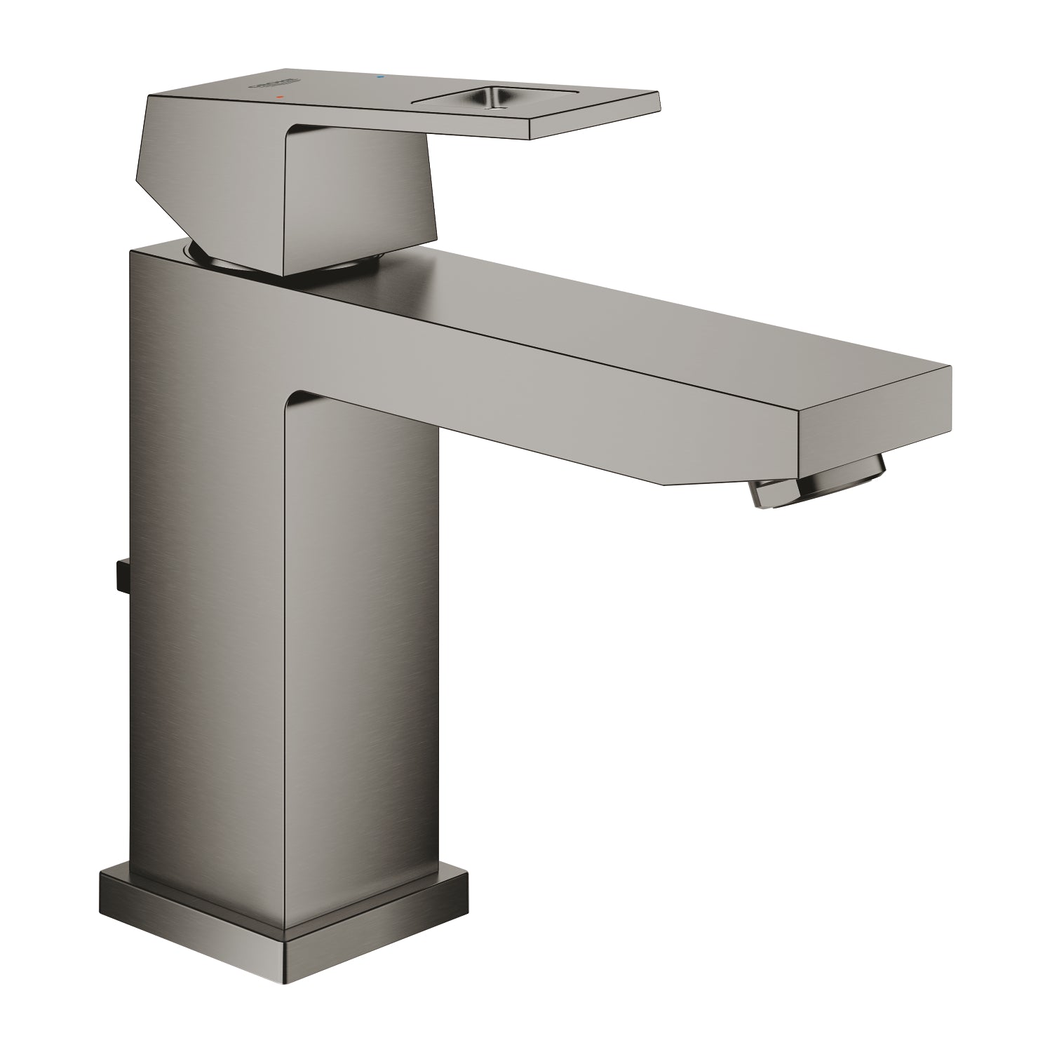 Grohe Eurocube Lavabo Bataryası, Sifon Kumandalı, Fırçalı Sert Grafit - alternatif görünüm - GROHE 23445AL0