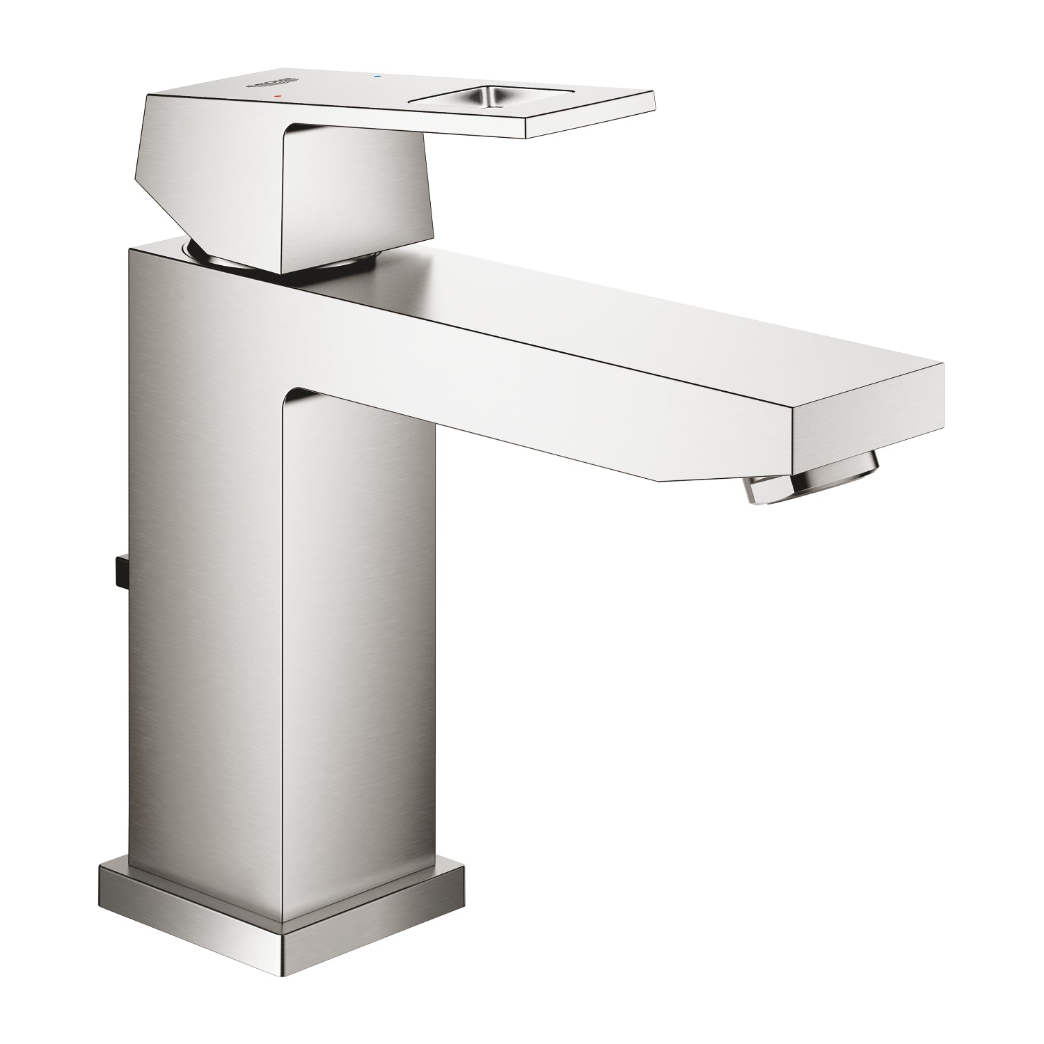 Grohe Eurocube Lavabo Bataryası, Sifon Kumandalı, Paslanmaz Çelik - alternatif görünüm - GROHE 23445DC0
