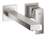 Grohe Eurocube Ankastre 2 Delikli Lavabo Bataryası (Sıva Üstü Grubu), Paslanmaz Çelik - GROHE 23447DC0