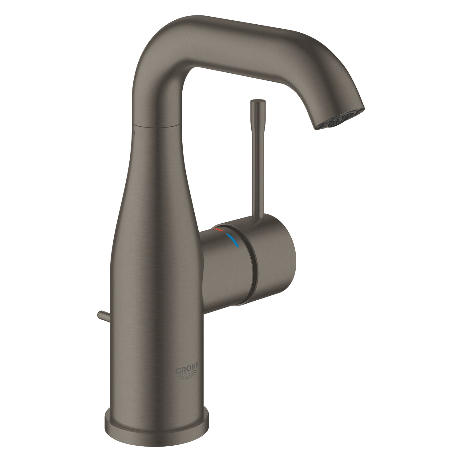 Grohe Essence New Lavabo Bataryası, Sifon Kumandalı, Fırçalı Sert Grafit - alternatif görünüm - GROHE 23462AL1