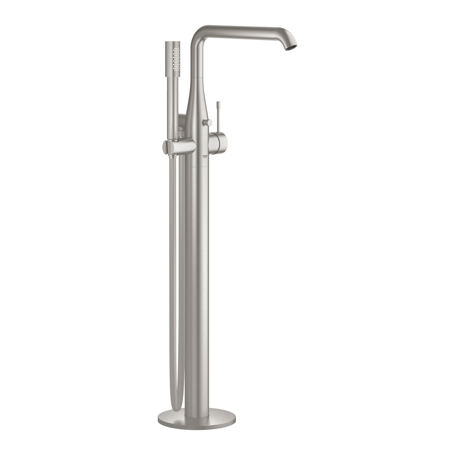 Grohe Essence New Ankastre Yerden Küvet Bataryası (Sıva Üstü Grubu), Paslanmaz Çelik - alternatif görünüm - GROHE 23491DC1