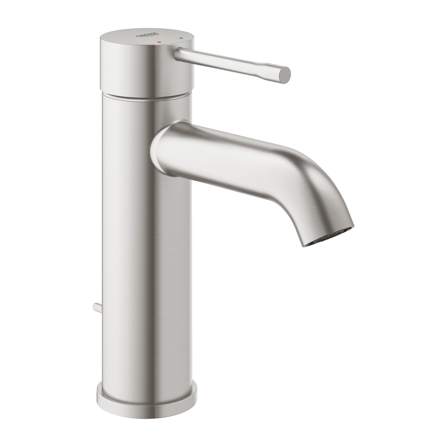 Grohe Essence New Lavabo Bataryası, Sifon Kumandalı, Paslanmaz Çelik - alternatif görünüm - GROHE 23589DC1