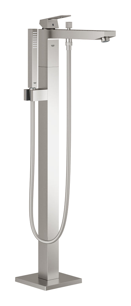Grohe Eurocube Yerden Küvet Bataryası (Sıva Üstü Grubu), Paslanmaz Çelik - GROHE 23672DC1
