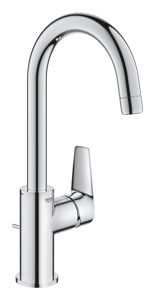Grohe BauEdge Yüksek Lavabo Bataryası, Sifon Kumandalı (L Boy) - GROHE 23760001
