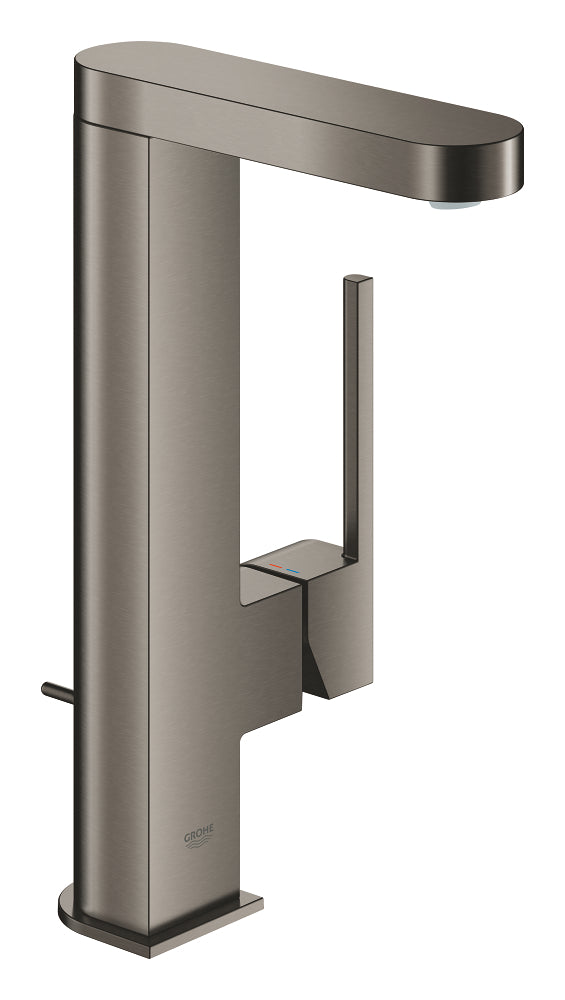 Grohe Plus Yüksek Lavabo Bataryası, Sifon Kumandalı, Fırçalı Sert Grafit - GROHE 23843AL3