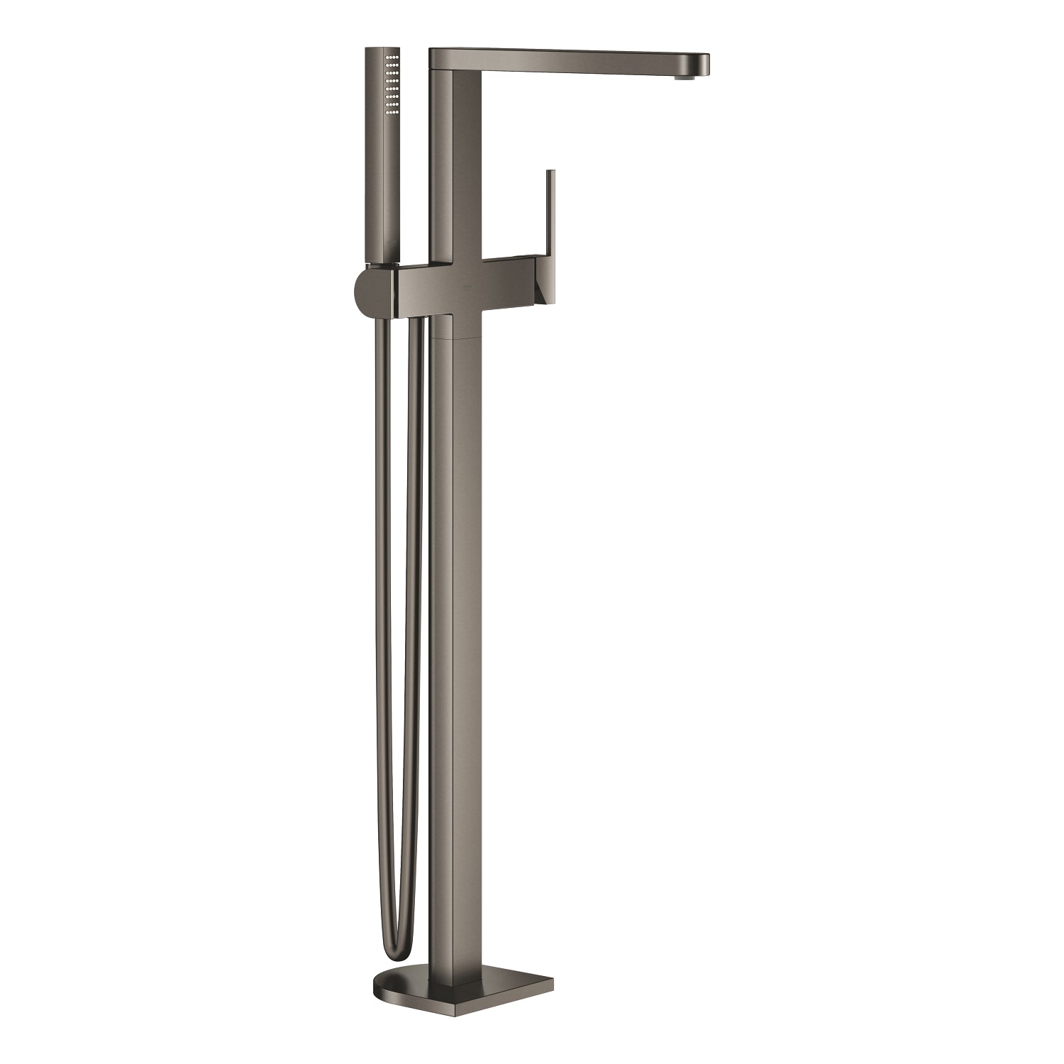Grohe Plus Yerden Küvet Bataryası (Sıva Üstü Grubu), Fırçalı Sert Grafit - alternatif görünüm - GROHE 23846AL3