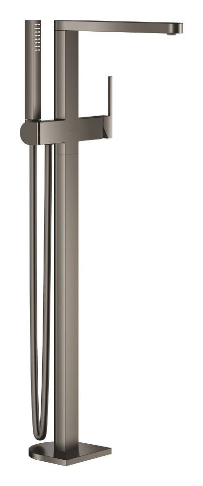 Grohe Plus Yerden Küvet Bataryası (Sıva Üstü Grubu), Fırçalı Sert Grafit - GROHE 23846AL3
