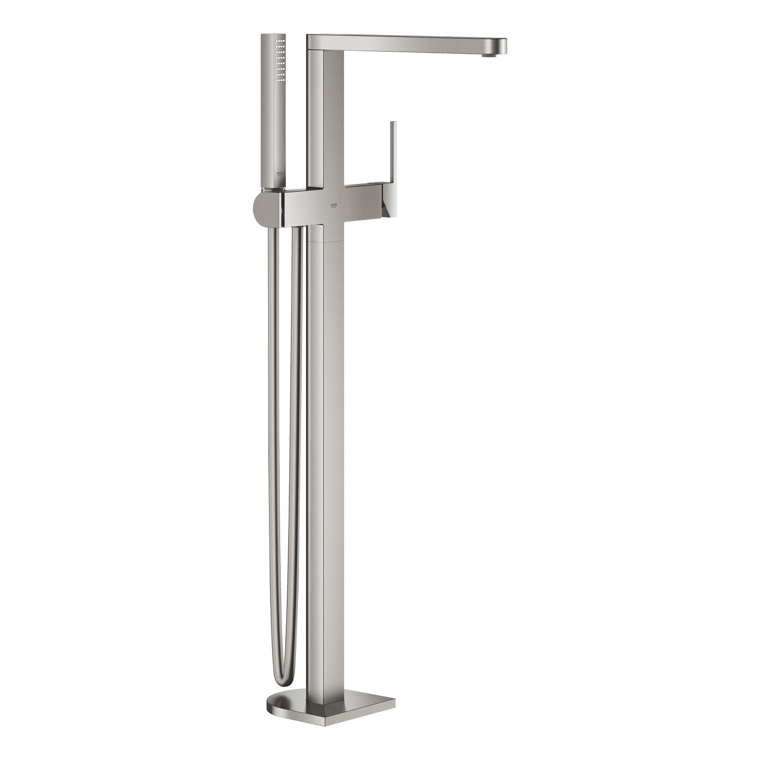 Grohe Plus Yerden Küvet Bataryası (Sıva Üstü Grubu), Paslanmaz Çelik - alternatif görünüm - GROHE 23846DC3
