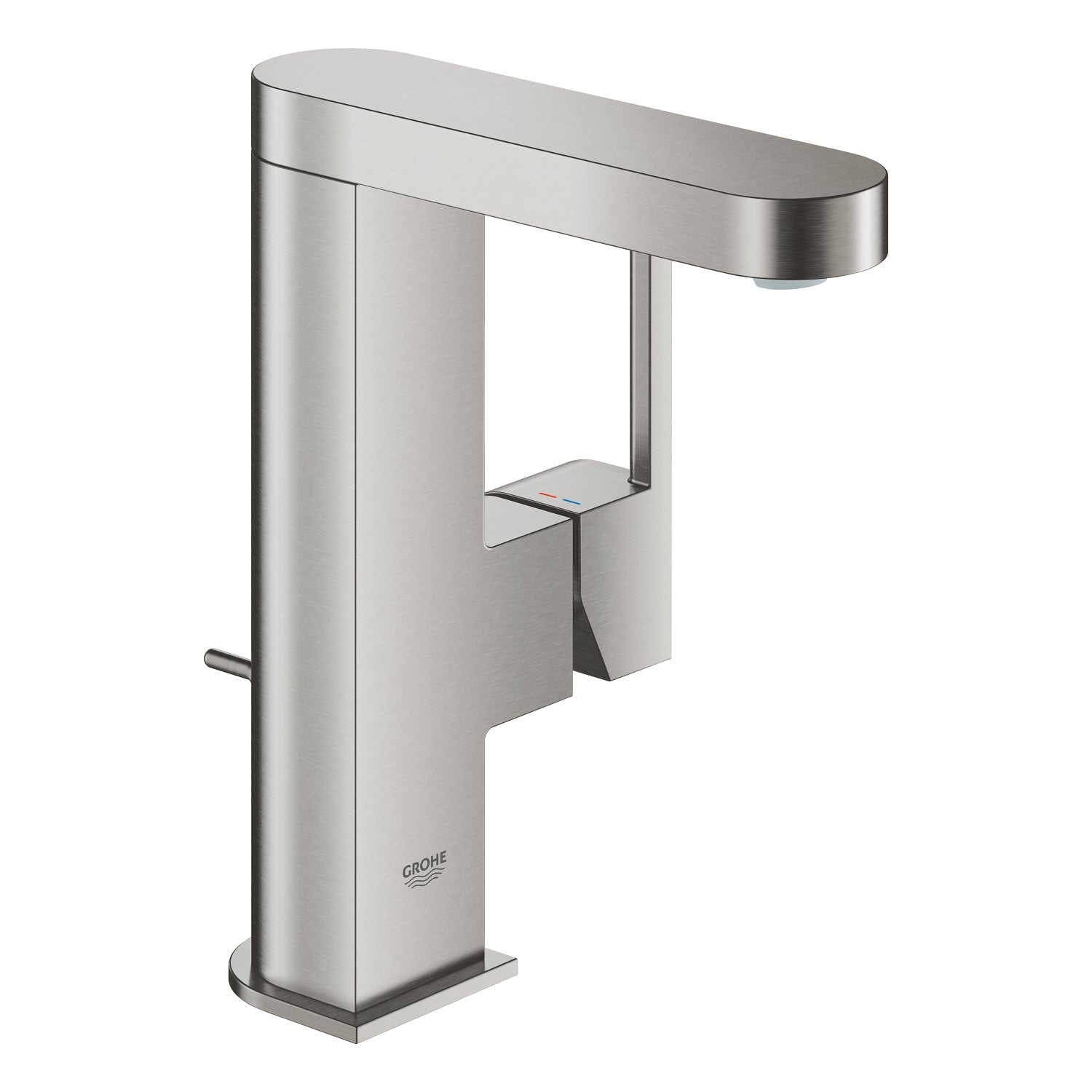 Grohe Plus Yüksek Lavabo Bataryası, Sifon Kumandalı, Paslanmaz Çelik (M Boy) - alternatif görünüm - GROHE 23871DC3