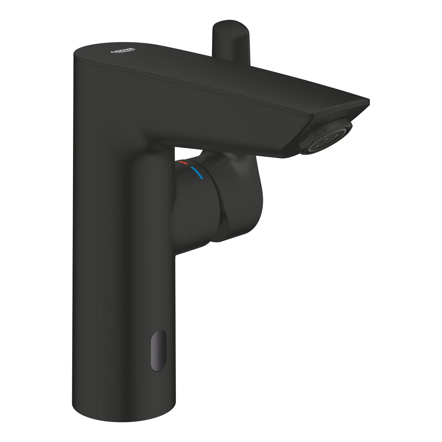Grohe Eurosmart Fotoselli ve Manuel Kullanım Lavabo Bataryası (Pilli, Çift Su Girişli), Mat Siyah - alternatif görünüm - GROHE 239752433