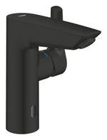 Grohe Eurosmart Fotoselli ve Manuel Kullanım Lavabo Bataryası (Pilli, Çift Su Girişli), Mat Siyah - GROHE 239752433