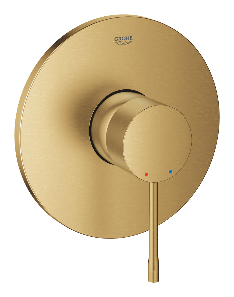 Grohe Essence New Ankastre Duş Bataryası (Sıva Üstü Grubu), Fırçalı Altın - GROHE 24057GN1