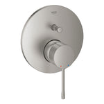 Grohe Essence Ankastre Banyo/Duş Bataryası (Sıva Üstü Grubu), Paslanmaz Çelik - alternatif görünüm - GROHE 24058DC1