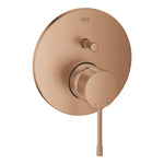 Grohe Essence New Ankastre Banyo/Duş Bataryası (Sıva Üstü Grubu), Fırçalı Bakır - alternatif görünüm - GROHE 24058DL1