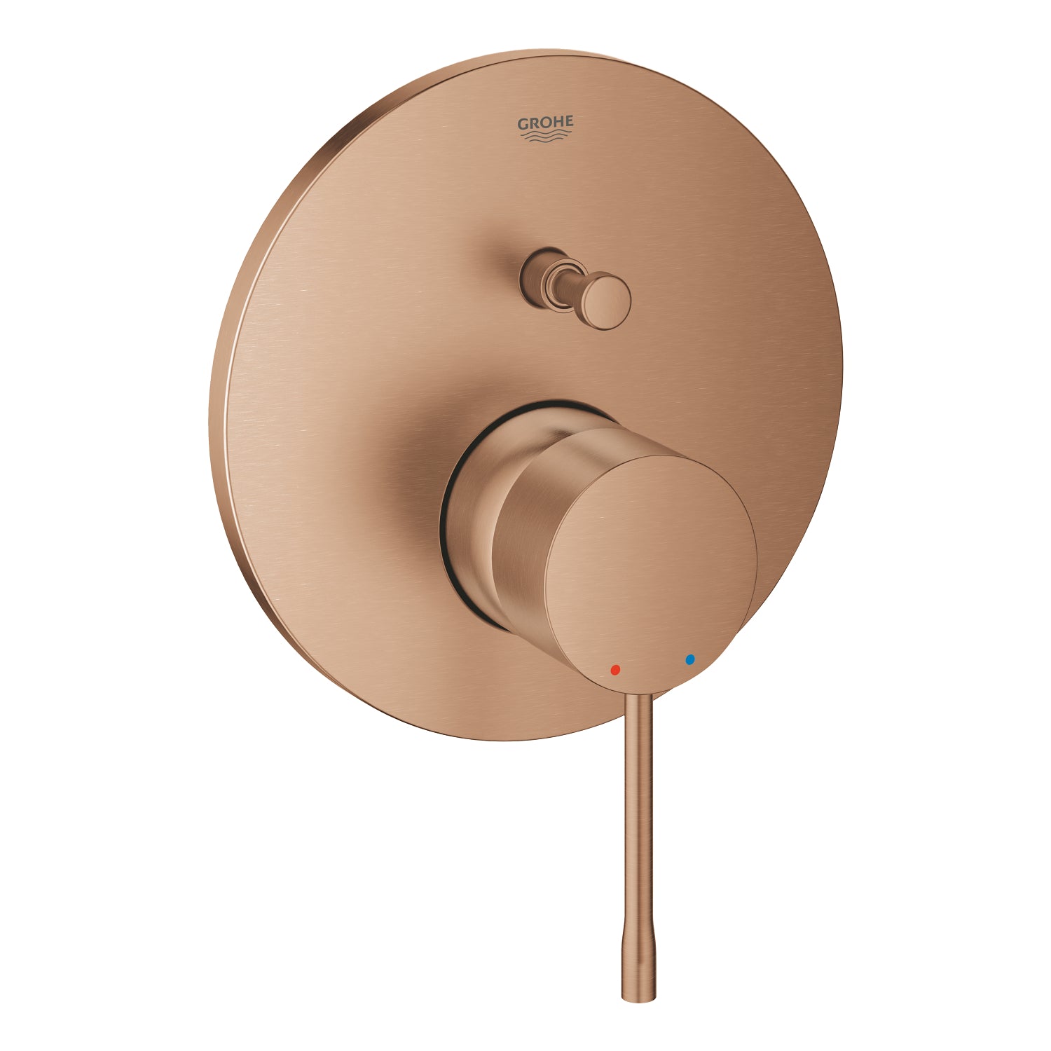 Grohe Essence New Ankastre Banyo/Duş Bataryası (Sıva Üstü Grubu), Fırçalı Bakır - alternatif görünüm - GROHE 24058DL1