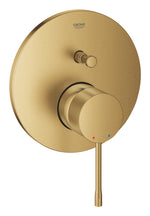 Grohe Essence New Ankastre Banyo/Duş Bataryası (Sıva Üstü Grubu), Fırçalı Altın - GROHE 24058GN1