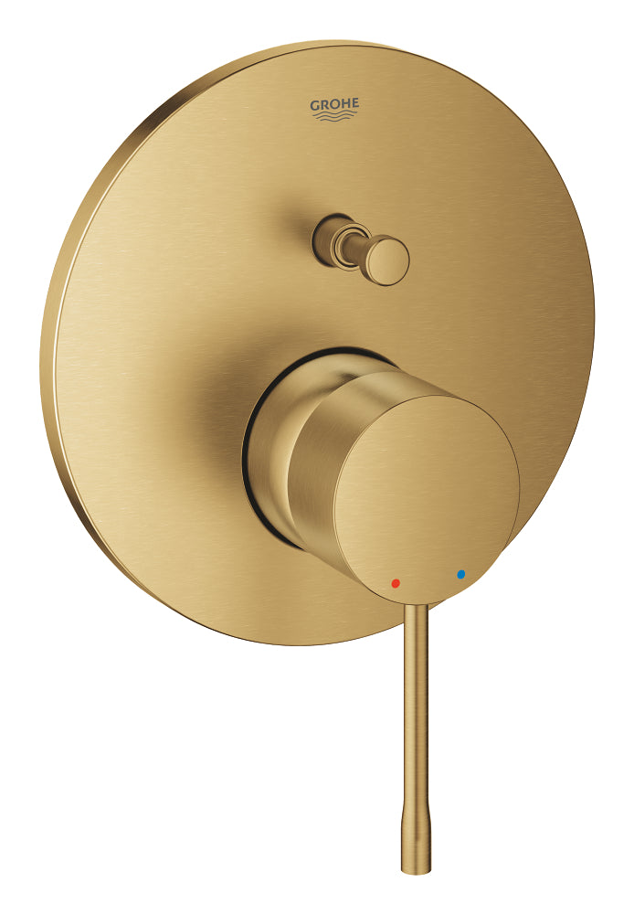 Grohe Essence New Ankastre Banyo/Duş Bataryası (Sıva Üstü Grubu), Fırçalı Altın - GROHE 24058GN1