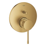 Grohe Essence New Ankastre Banyo/Duş Bataryası (Sıva Üstü Grubu), Fırçalı Altın - alternatif görünüm - GROHE 24058GN1