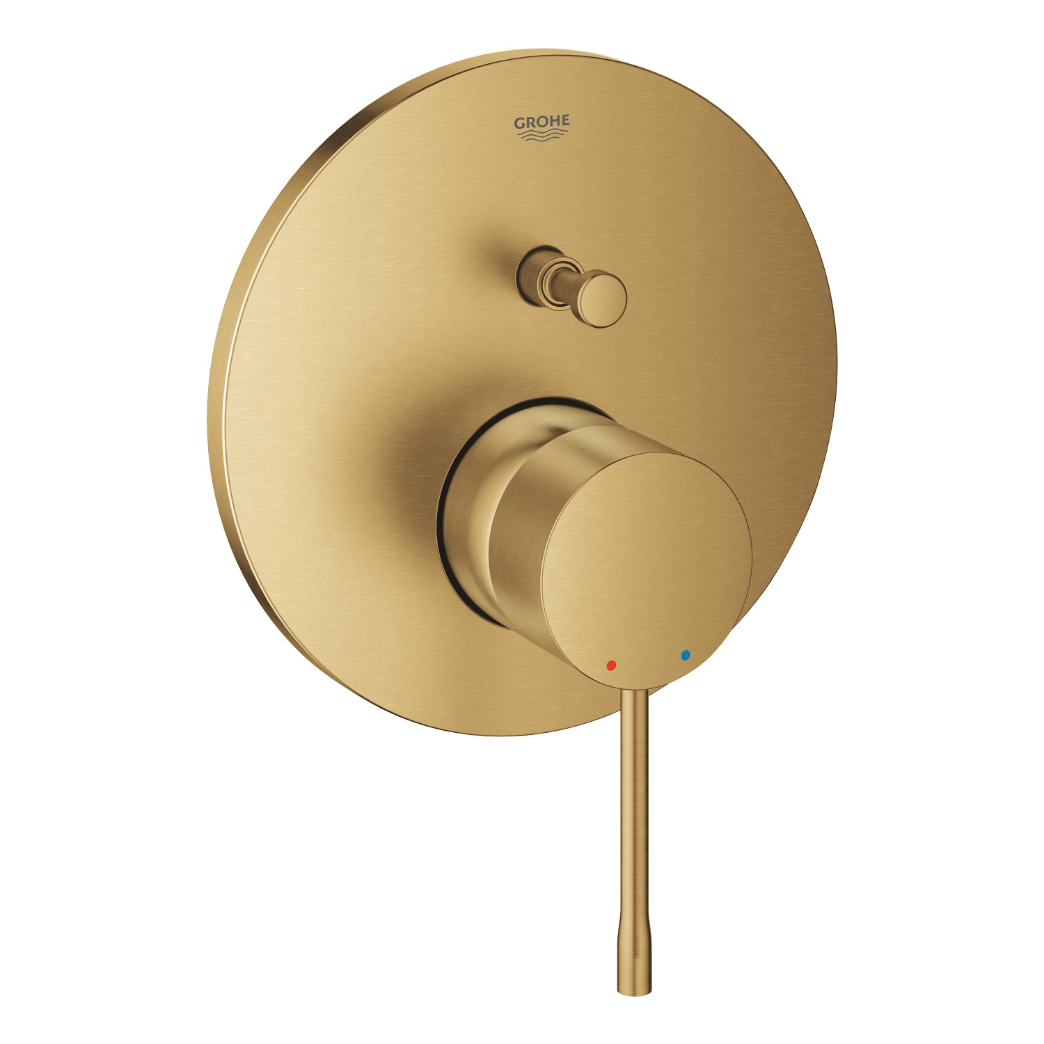 Grohe Essence New Ankastre Banyo/Duş Bataryası (Sıva Üstü Grubu), Fırçalı Altın - alternatif görünüm - GROHE 24058GN1