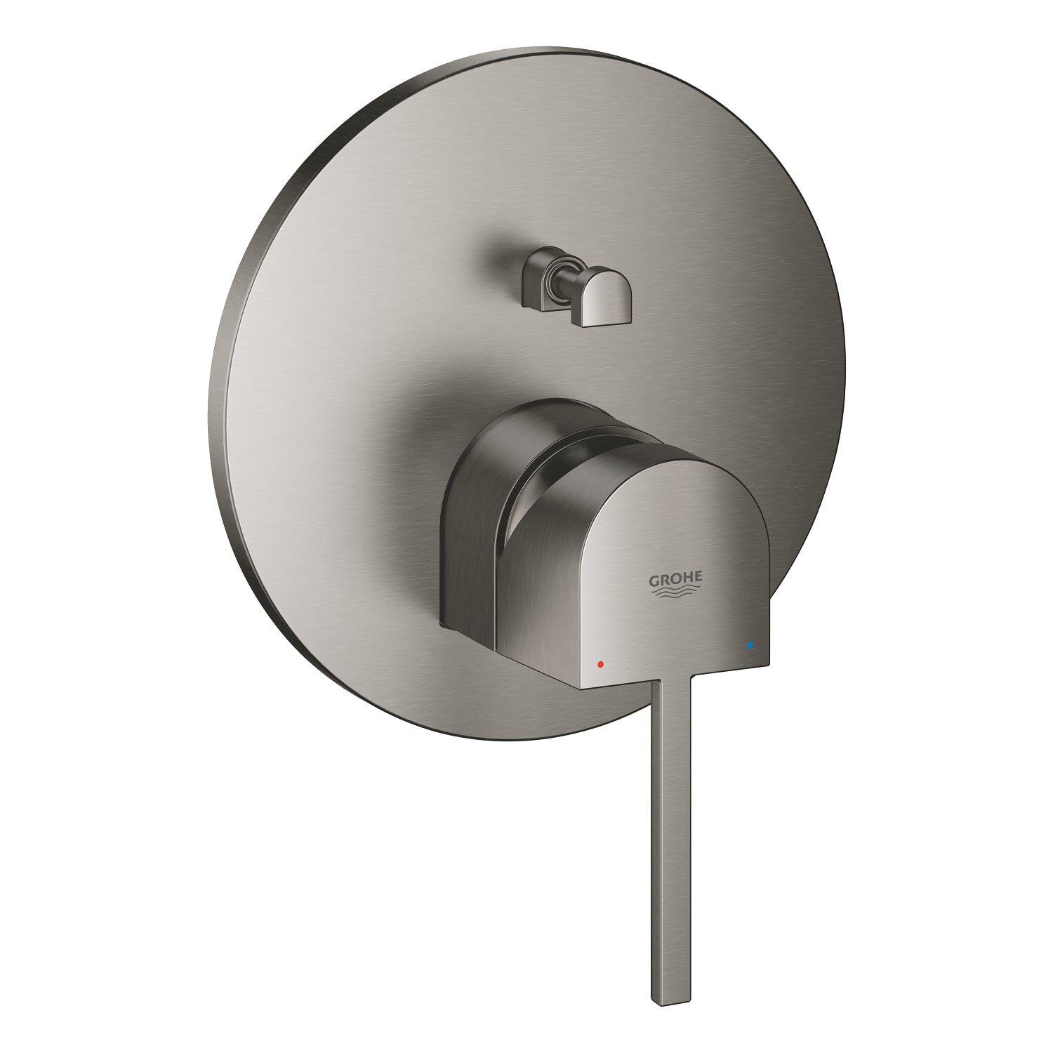 Grohe Plus Ankastre Banyo/Duş Bataryası (Sıva Üstü Grubu), Fırçalı Sert Grafit - alternatif görünüm - GROHE 24060AL3