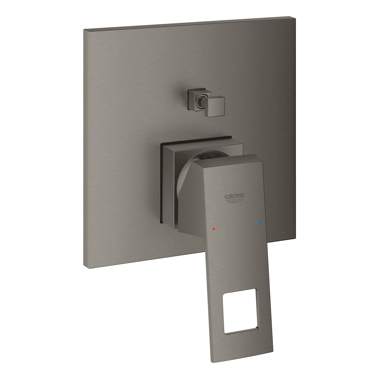 Grohe Eurocube Ankastre Banyo/Duş Bataryası (Sıva Üstü Grubu), Fırçalı Sert Grafit - alternatif görünüm - GROHE 24062AL0