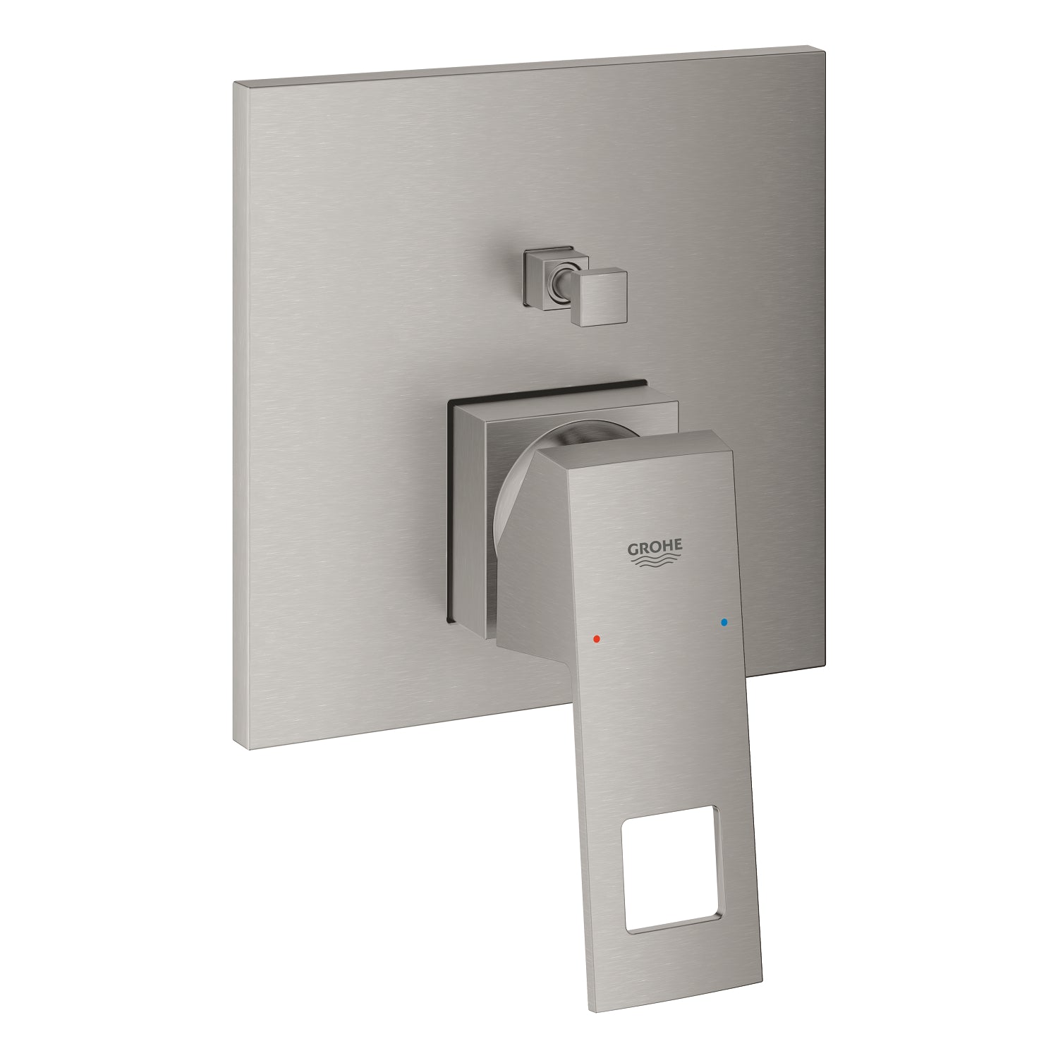 Grohe Eurocube Ankastre Banyo/Duş Bataryası (Sıva Üstü Grubu), Paslanmaz Çelik - alternatif görünüm - GROHE 24062DC0