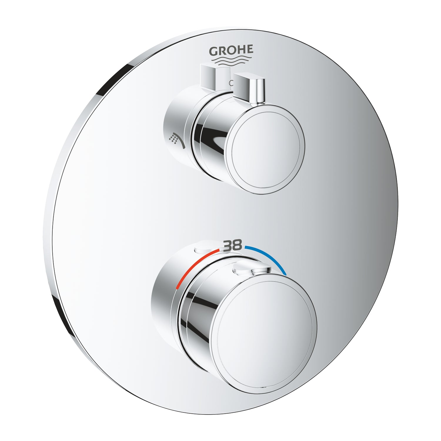 Grohe Grohtherm Termostatik Banyo/Duş Bataryası (Sıva Üstü Grubu), 2 Yollu - alternatif görünüm - GROHE 24076000