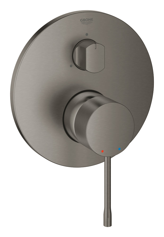 Grohe Essence Ankastre Banyo/Duş Bataryası (Sıva Üstü Grubu), 3 Yollu, Fırçalı Sert Grafit - GROHE 24092AL1