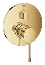 Grohe Essence Ankastre Banyo/Duş Bataryası (Sıva Üstü Grubu), 3 Yollu, Altın - GROHE 24092GL1