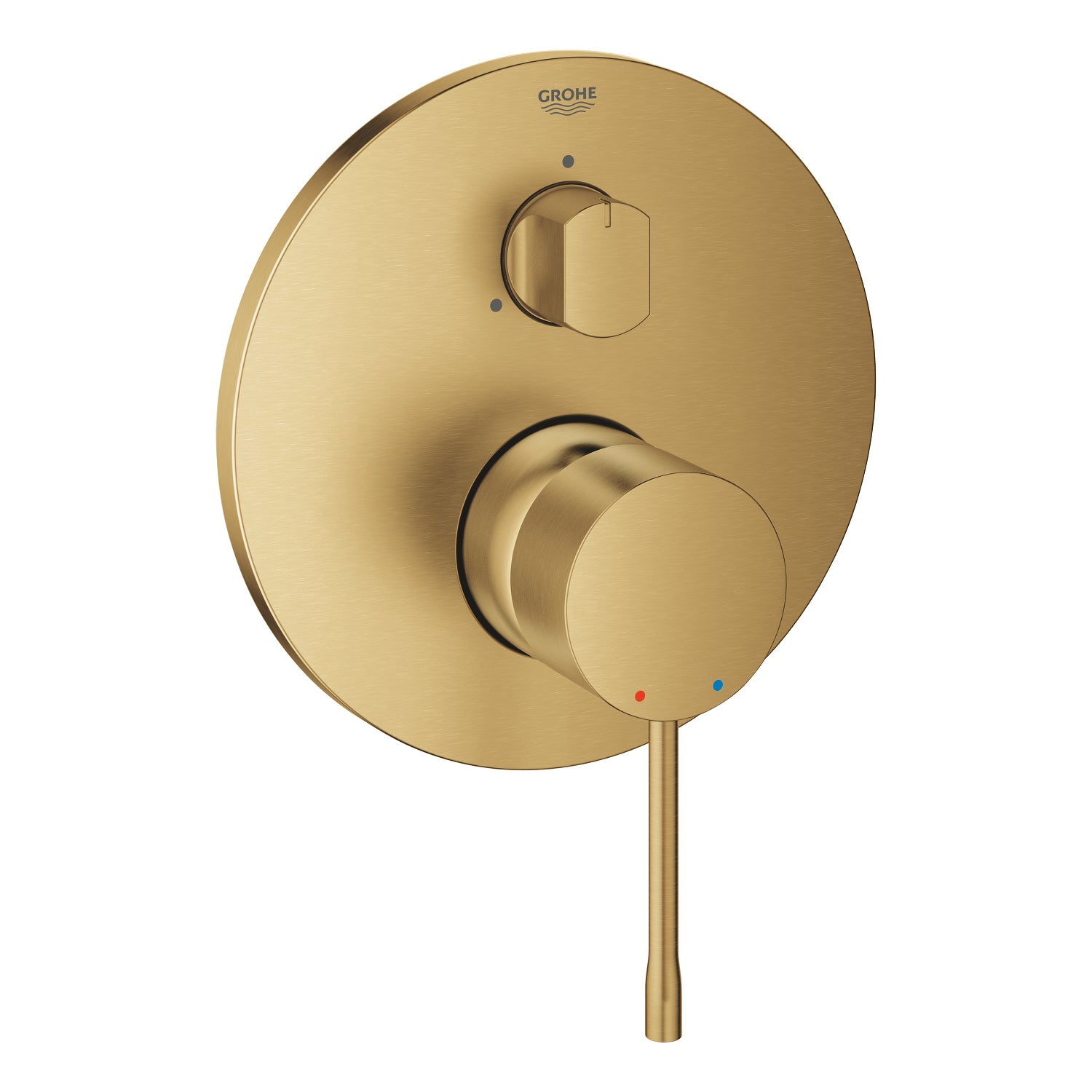 Grohe Essence Ankastre Banyo/Duş Bataryası (Sıva Üstü Grubu), 3 Yollu, Fırçalı Altın - alternatif görünüm - GROHE 24092GN1