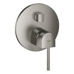 Grohe Plus Ankastre Banyo Bataryası (3 Yollu, Sıva Üstü Grubu), Fırçalı Sert Grafit - alternatif görünüm - GROHE 24093AL3
