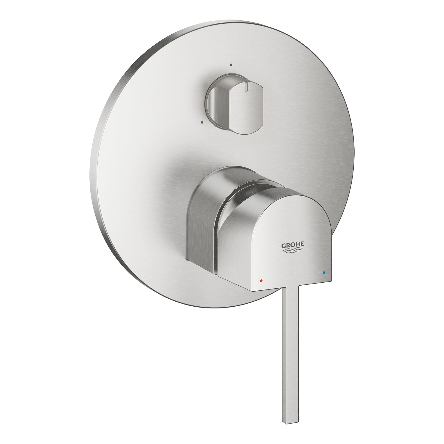 Grohe Plus Ankastre Banyo Bataryası (3 Yollu, Sıva Üstü Grubu), Paslanmaz Çelik - alternatif görünüm - GROHE 24093DC3